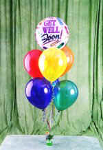 11 adet renkli uan balon buketi STA balon firmasi rndr 