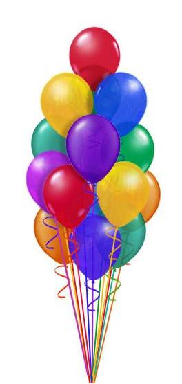 21 adet renkli uan balon buketi STA balon firmasi rndr 