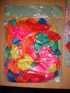 12 inc kaliteli 3 paket ( 300 adet ) renkli balon STA balon firmasi rndr 