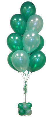 11 adet uçan balon ve küçük peluş ayıcık STA balon firmasi ürünüdür 