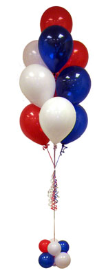 17 adet uçan balon buketi STA balon firmasi ürünüdür 
