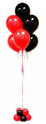 19 adet iki renkli uçan balon STA balon firmasi ürünüdür 