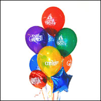 17 adet renkli balon demeti STA balon firmasi rndr 