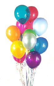 25 adet kark renklerde helyum gaz uan balonlar STA balon firmasi rndr 