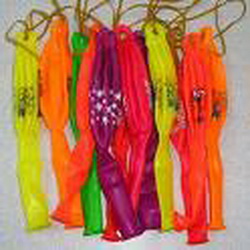 1000 adet ( 10 paket ) desenli deiik renklerde punch balon STA balon firmasi rndr 