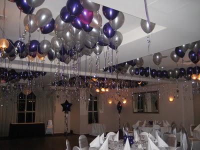 100 adet parti fiyonklu tavan u�an balonu