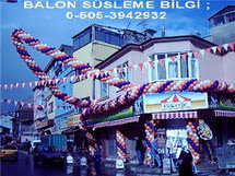 90 metre standart i�yeri zincir balon s�sleme paketi